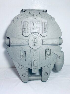 1997 Star Wars Millenium Falcon Action Figure Carry Case/Stand Hasbro 18" EUC